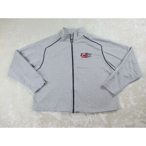 VINTAGE‎ Universal Studios Sweater Womens Medium Gray Full Zip Casual Ladies